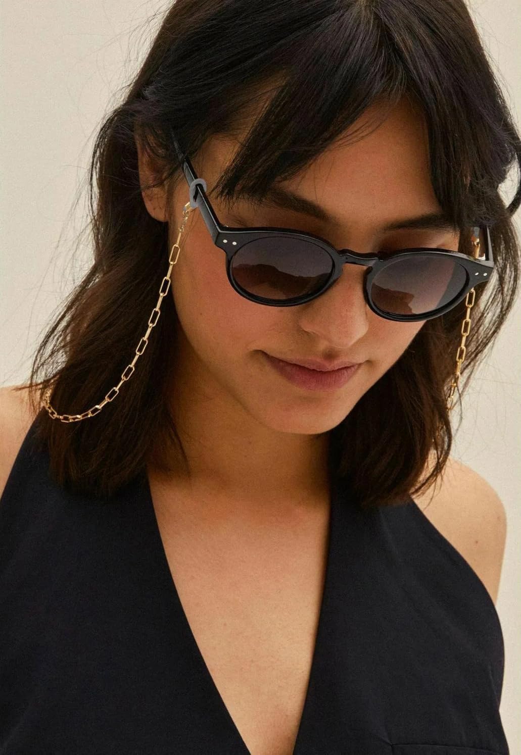 18K Gold Plated Eyeglass Chain Sunglasses Strap Holder Reading Glasses Retainer