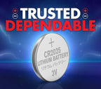 ACDelco 24-Count CR2025 Batteries, Lithium 3V Coin Cell Button Battery Pack for Watch and Small Electronics, 5 Year