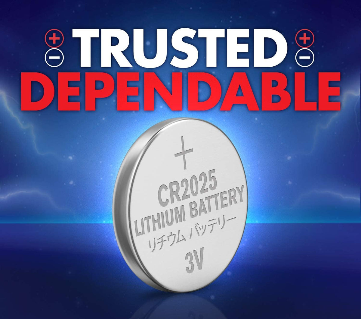ACDelco 24-Count CR2025 Batteries, Lithium 3V Coin Cell Button Battery Pack for Watch and Small Electronics, 5 Year