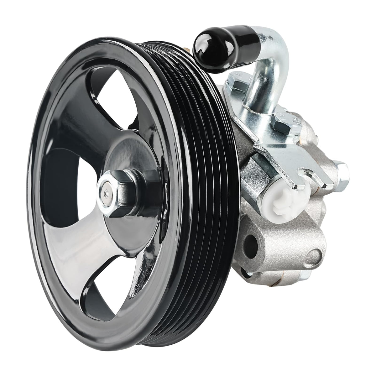 Power Steering Pump with Pulley Compatible with Hyundai Tucson 2005-2009