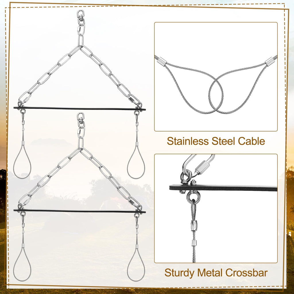 2 Pack Rabbit Hanger Gambrel for Small Size Animals Rabbit