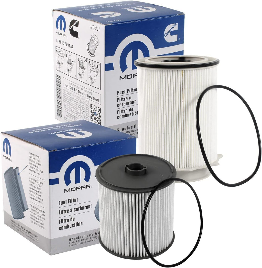 Mopar Fuel Filter Set (68157291AA) (68436631AA)