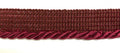 Small Twisted Cord w/Lip Piping Trimming - 8 Yards - Many Colors! (Wine)