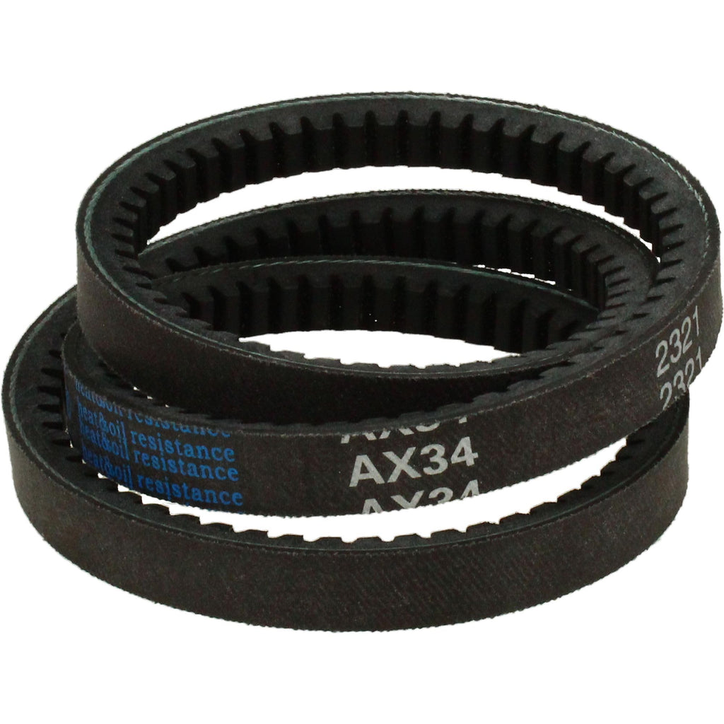 D&D PowerDrive AX34 V Belt, AX, Rubber, 1/2" x 36" OC