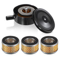 OwnMy 1 Set Air Compressor Silencer with 3 Air Compressor Intake Filters