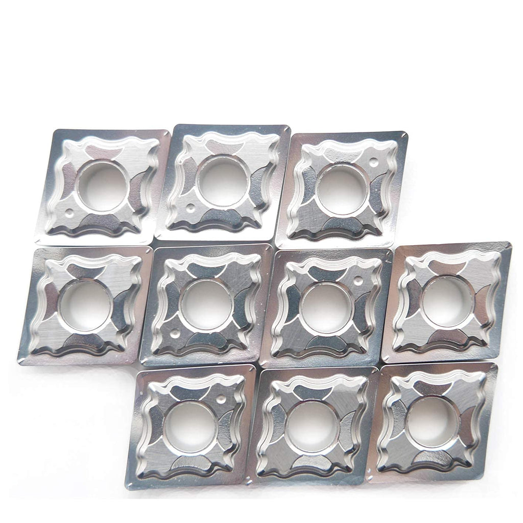 Carbide Inserts for Aluminum CNMG432 / CNMG120408 for Turning Cutting Tools 10 PCS