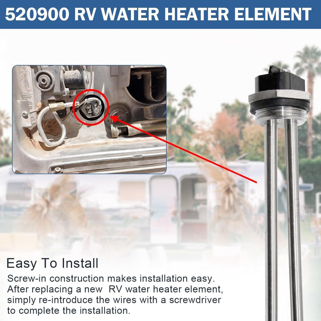 520900 RV Water Heater Element 120V 1440W for Suburban SW Series