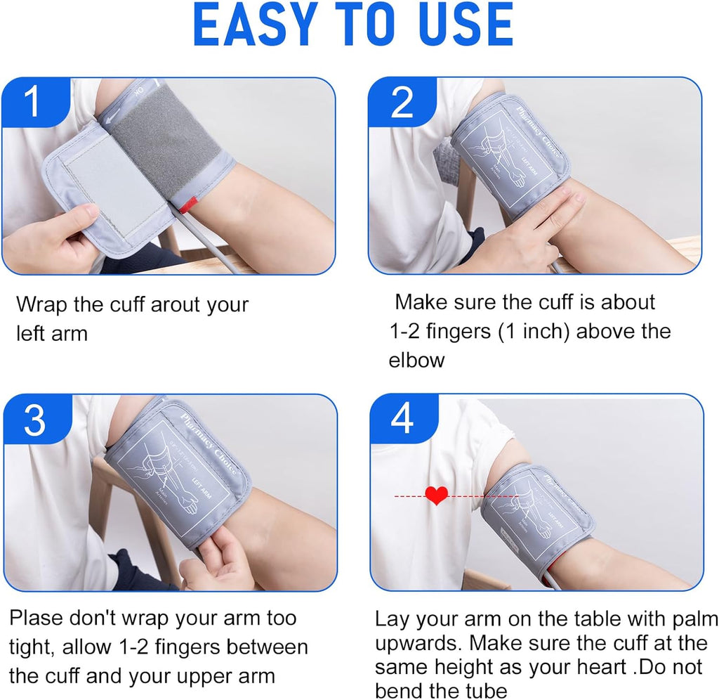 Small Blood Pressure Cuff for Kids, Slim Arm, Compatible with Most Monitors, ARM Blood Pressure Replacement Cuff with