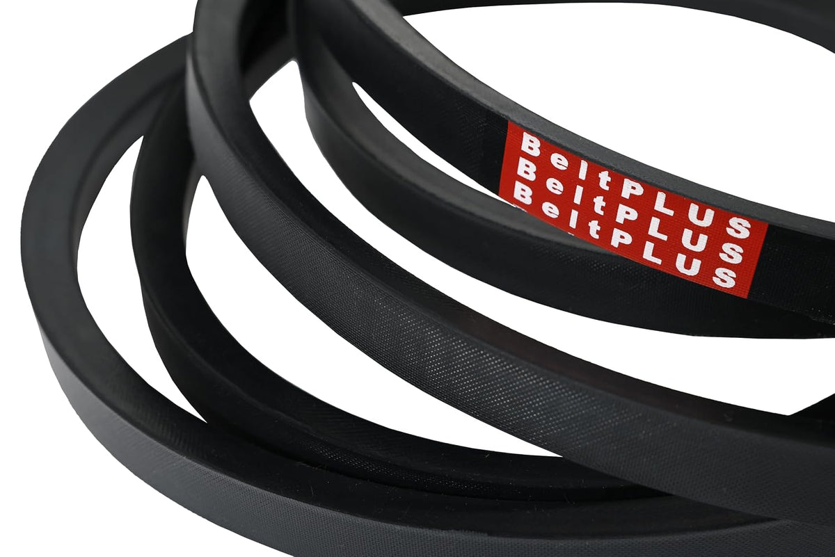 Pack of 2, BELTPLUS B50 or 5L530 V-Belt, Classic Wrapped Rubber Industrial V-Belt for High Power Transmission, Wear & Heat Resistant, Anti-Static 5/8 x 53 Outside Circumference