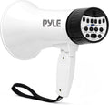 Rechargeable Bluetooth Bullhorn Megaphone with Voice Changer, Siren & USB-C Fast Charging, 1200-Yard Voice Range for