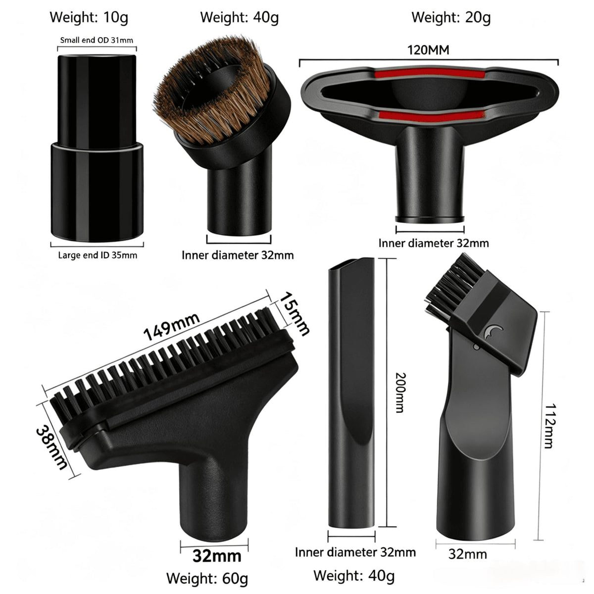 Vacuum Cleaner Accessories Compatible with Nilfisk Alto Series