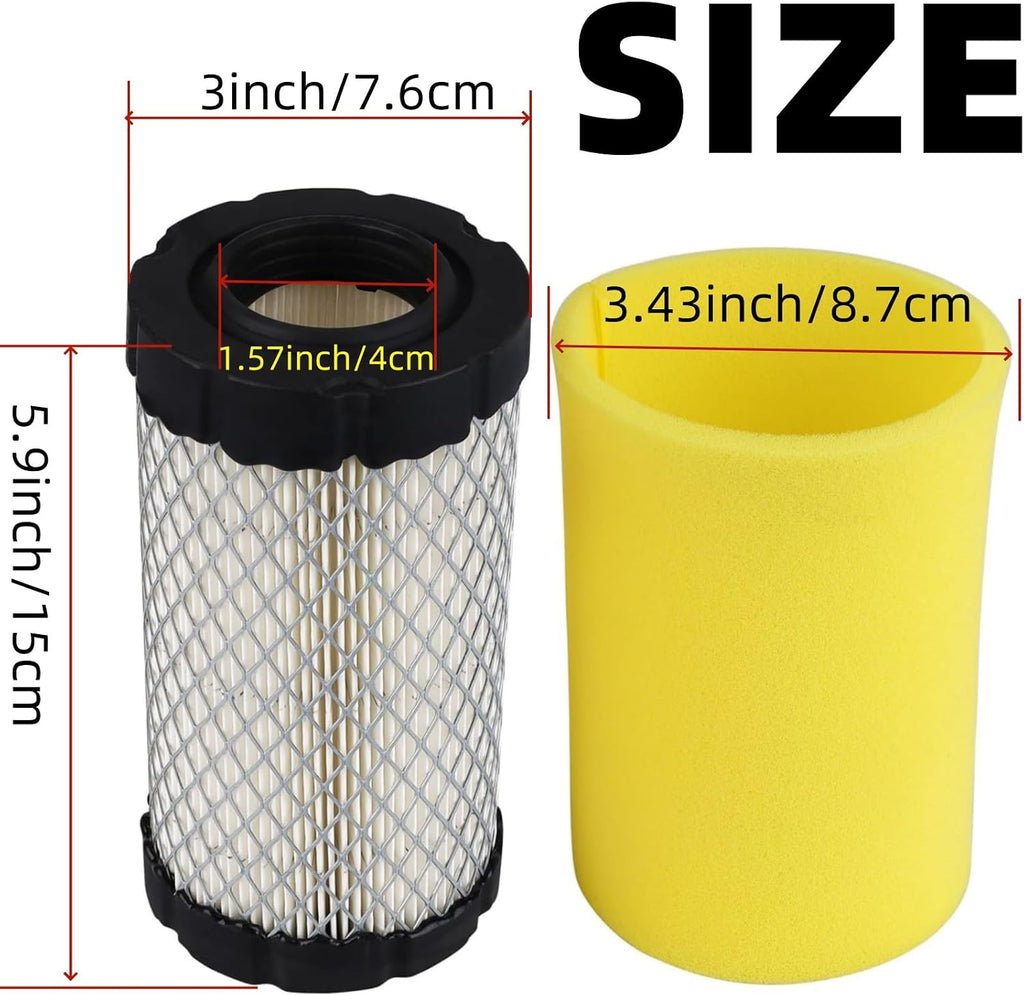 793569 793685 Air Filter 696854 Oil Filter Fits for Briggs and Stratton Craftsman 793569 4241 5415