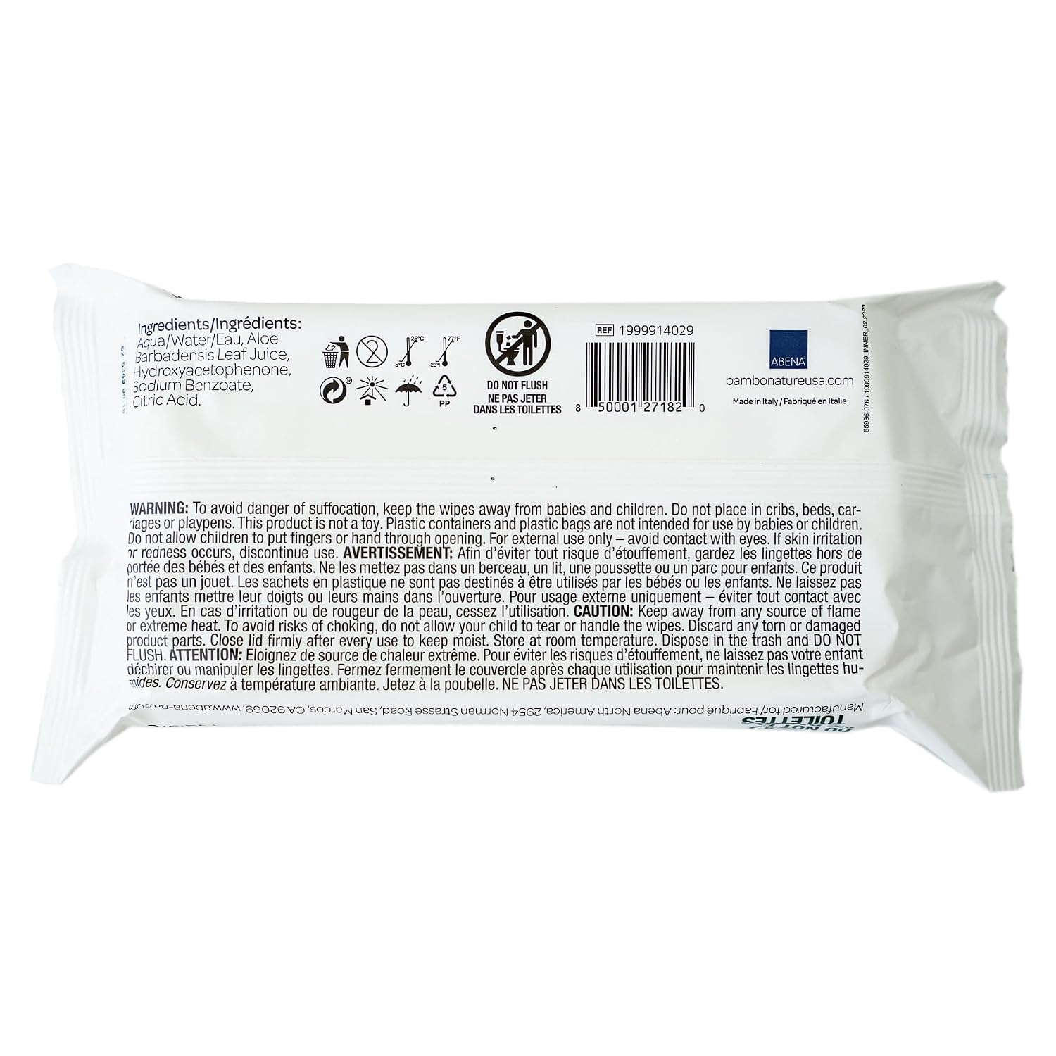 USDA Certified Biobased Baby Wipes 64 Count