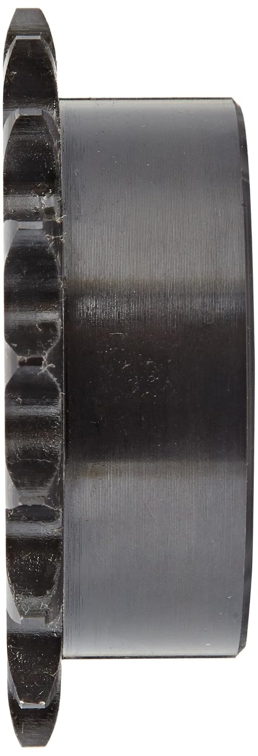 Browning 41B18 Minimum Bore Roller Chain Sprocket, Single Strand, Steel, 5/8" Stocked Bore, 18 Teeth