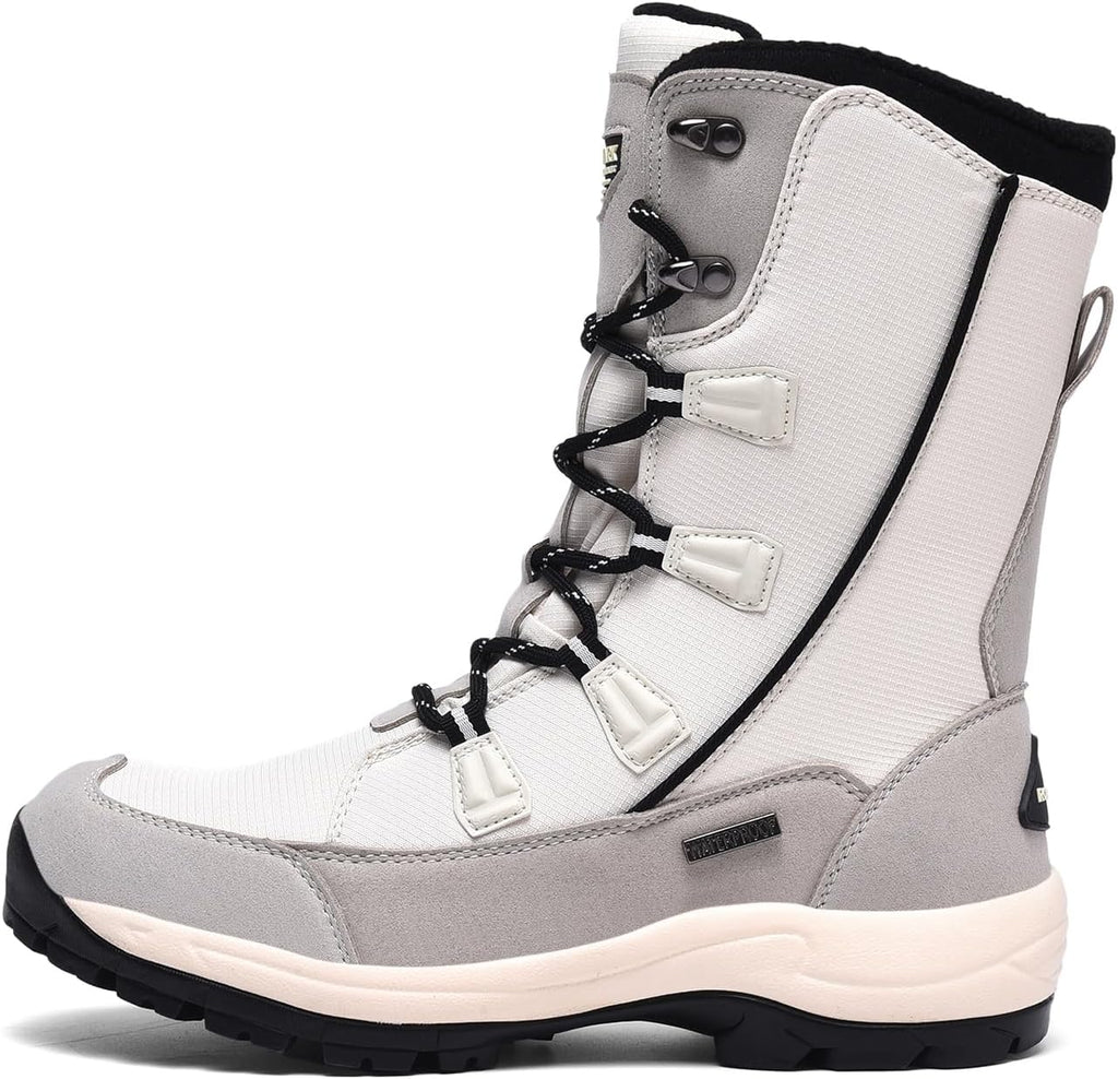 Women's Waterproof Snow Boots Mid Calf Warm Winter Outdoor Footwear