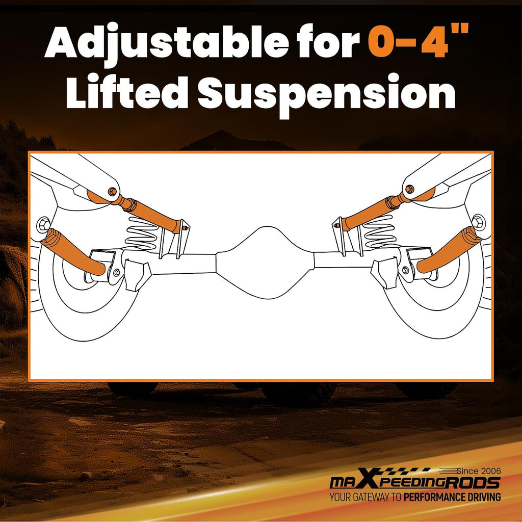 maXpeedingrods Adjustable Rear Control Arm for Jeep Wrangler TJ ZJ