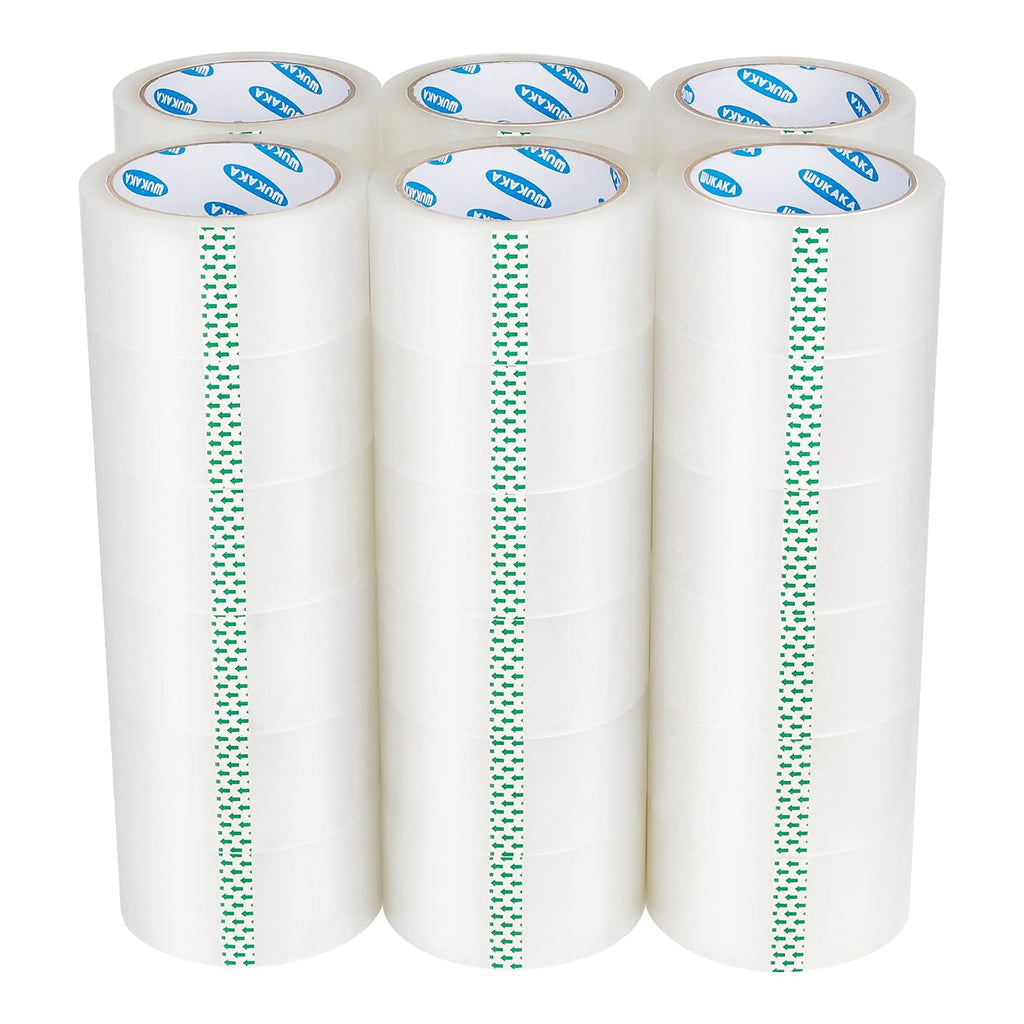 Packing Tape, 36 Rolls Clear Packing Tape 2 Inches Wide, 65 Yards Per Roll