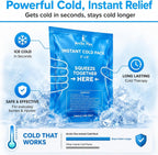 Breakable Ice Packs - Disposable Instant Cold Packs (24 Count)