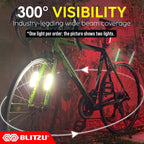 Bike Headlight, Bright USB-C Rechargeable LED Bicycle Front Light