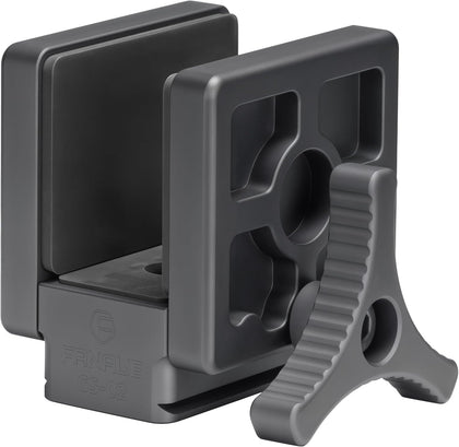Rifle Saddle Mount, Mlok Arca Swiss Quick Release Rail Clamp with 1/4" & 3/8" Screws for Hunting Shooting