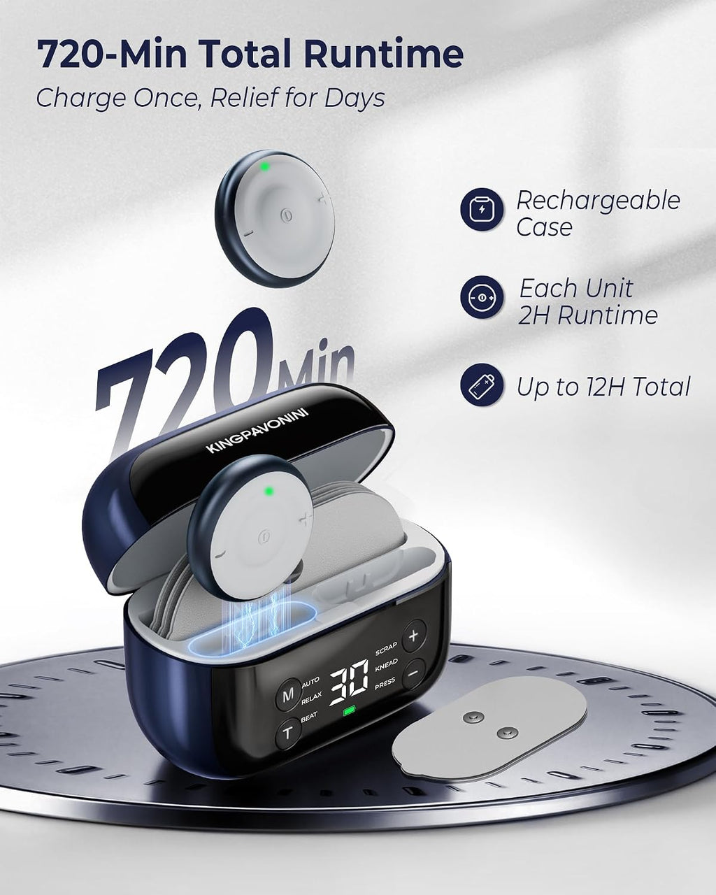 Wireless TENS Unit Muscle Stimulator, Pocket-Sized, Model U13