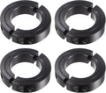 HARFINGTON 4pcs Shaft Collar for 1-1/4" Rod 2-1/16" OD 1/2" Width Black