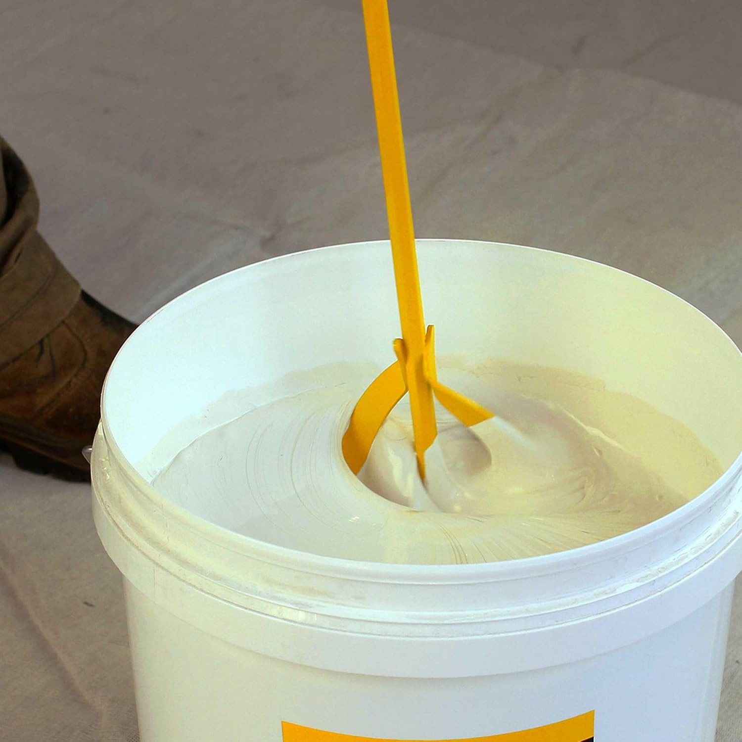 Paint and Mud Mixers, Paint Stirrer for Drill Bits in 1 to 5 Gallon Drums, Fits all Standard Drill Bits, Hex Head