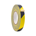 WOD Stripe Safety Contractor Grade Black & Yellow Duct Tape 12 Mil, 1 inch x 60 ft. Waterproof, UV Resistant for