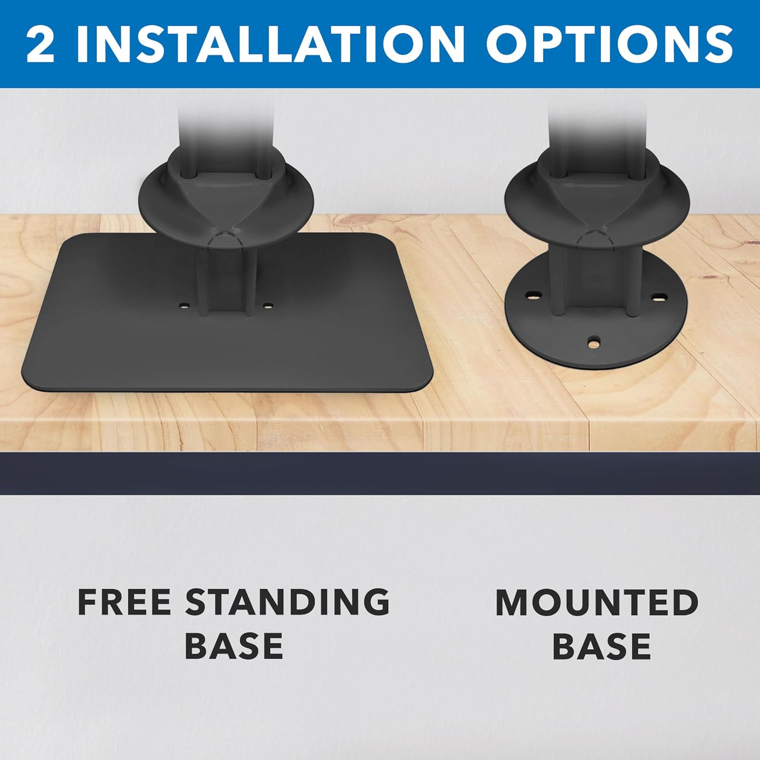 iPad Kiosk Stand, Anti-Theft Locking Countertop Enclosure & 360° Rotating Base, Retail POS & Check-in Stand for iPad