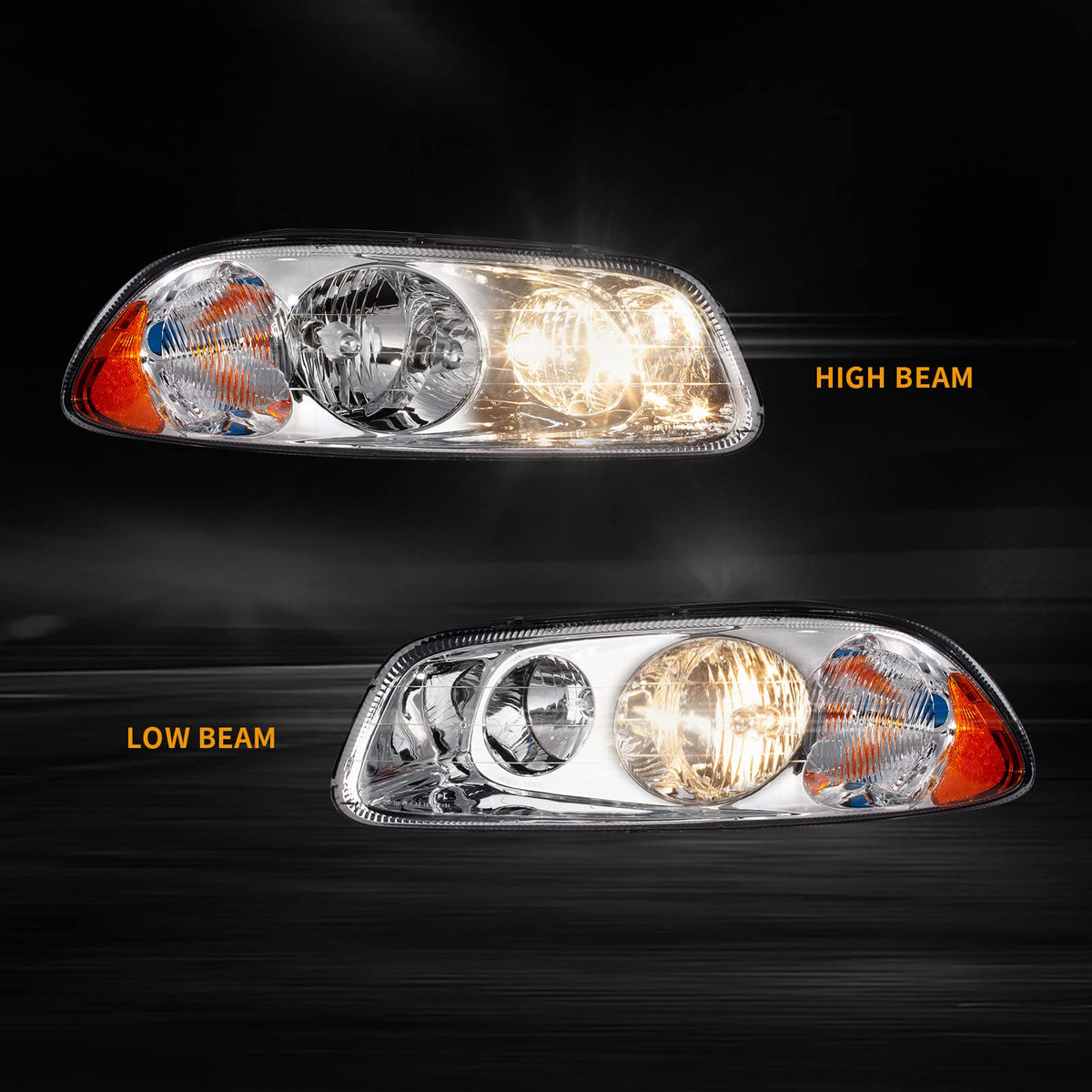 Pair Headlight Fits for Mack Pinnacle, Granite, Vision, CX, CT