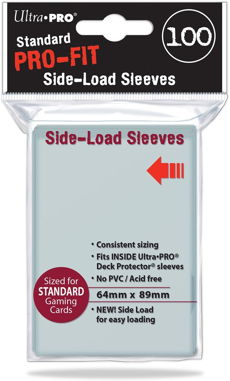 Perfect Fit Card Sleeves – Side-Loading Inner Sleeves – 100 Pack | 100 clear polypropylene side-loading inner sleeves