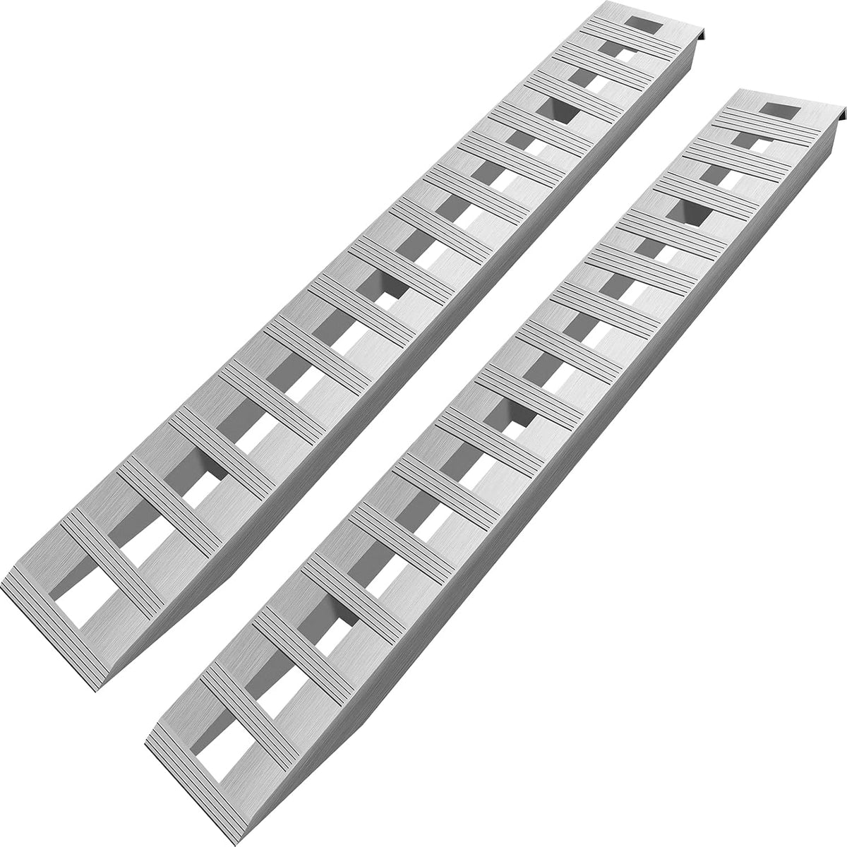 84x14 Inch Aluminum Ramps 6000LBS Capacity Car Trailer Truck ATV Ramps 1 Pair 2 Ramps