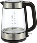Electric Kettle with Glass Carafe for Tea and Coffee, BPA-Free, Fast Boiling, Auto Shut-Off, Boil-Dry Protection