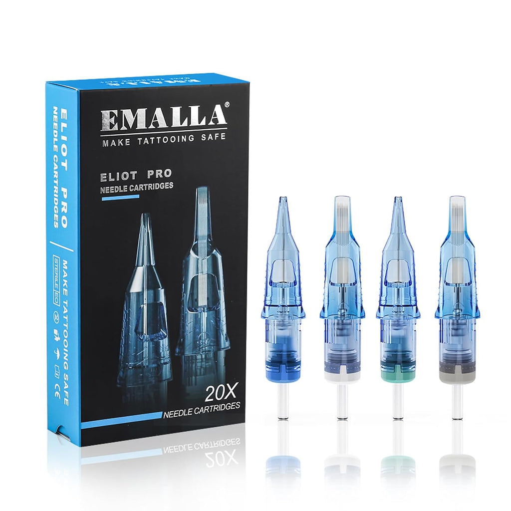 ELIOT Pro Tattoo Cartridge Needles, 20Pcs Tattoo Needles 1209MGL