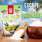 Cane Sugar with Monk Fruit Sweetener, Reduced Sugar Cane, 3 lb