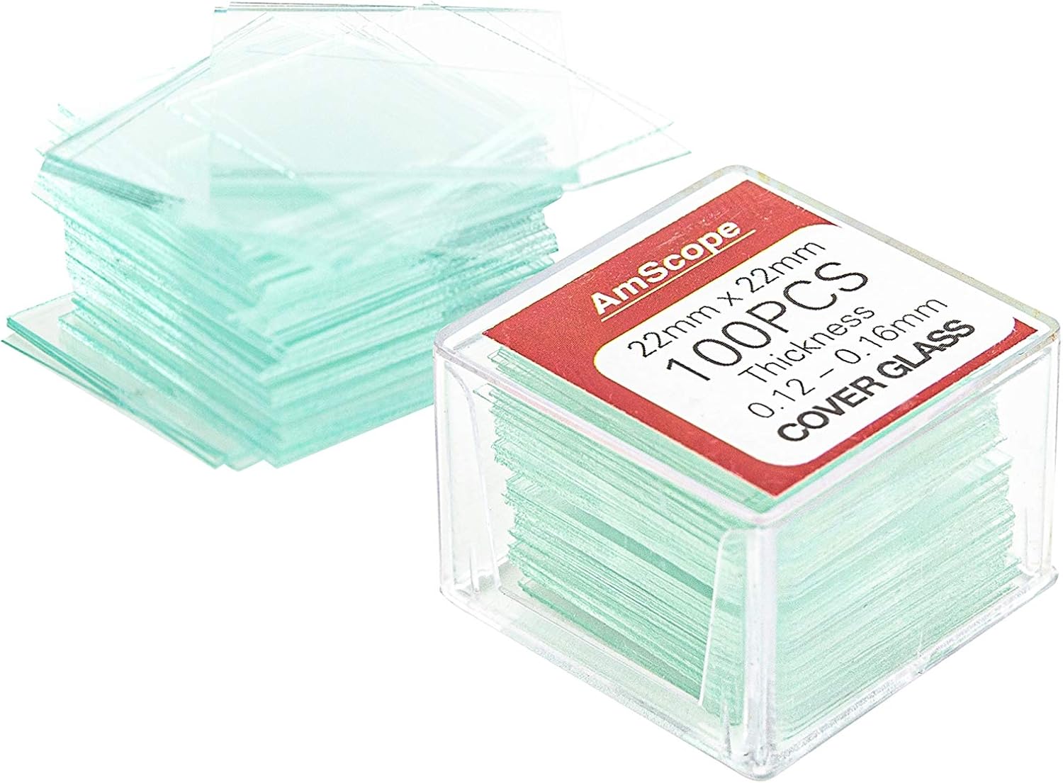 BS-72P-100S-22X4 Rectangular Blank Slides + Cover Slips 288/400 | 288 Pre-cleaned blank microscope slides 400 Piece