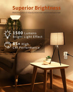 LED Light Bulbs, 100 Watt Equivalent A19, Soft Warm White 2700K