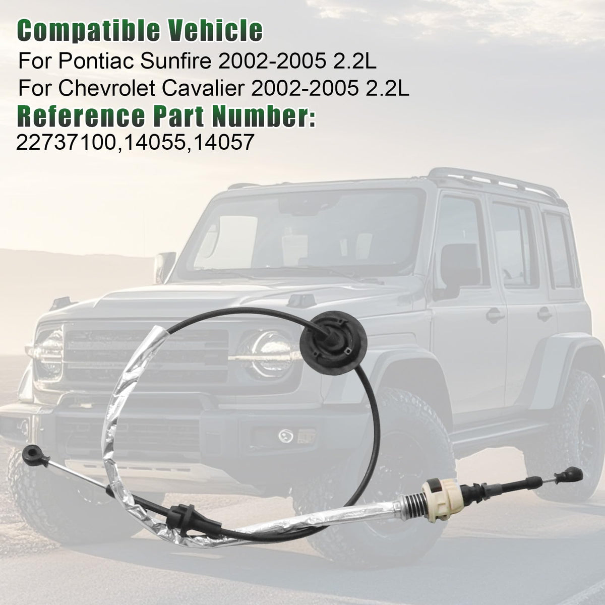 Shift Cable for Chevy Cavalier 2002-2005, Pontiac Sunfire 2002-2005