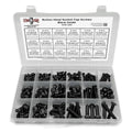 Inch Alloy Button Head Socket Cap Screws Black Oxide Assortment - 211 PCS