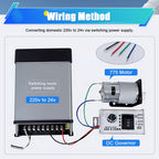 HUSETOO DC Motor Speed Controller, DC 9V - 60V Motor Pulse Width Modulator Regulator 20A 1000W Motor Variable Speed Controller, CW/CCW Switch Integration