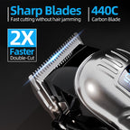 Low Noise Hair Clippers for Men & Women with 10 Color Guide Combs
