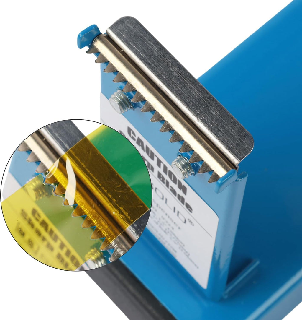 Desktop Multi-Roll Tape Dispenser - 1.5 Inch Wide, 1 or 3 Inch Core, Iron, Blue