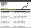 Upstream Oxygen Sensor - Compatible with 1988-1995 Chevy C1500