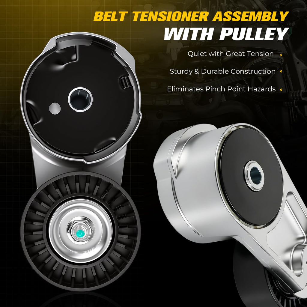 Belt Tensioner Assembly with Pulley Replace 39282 89632