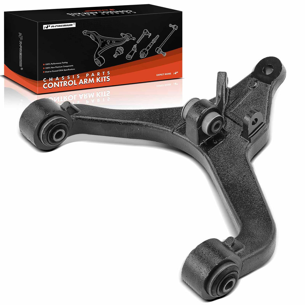 A-Premium Front Left Lower Control Arm, with Bushing, Compatible with Jeep