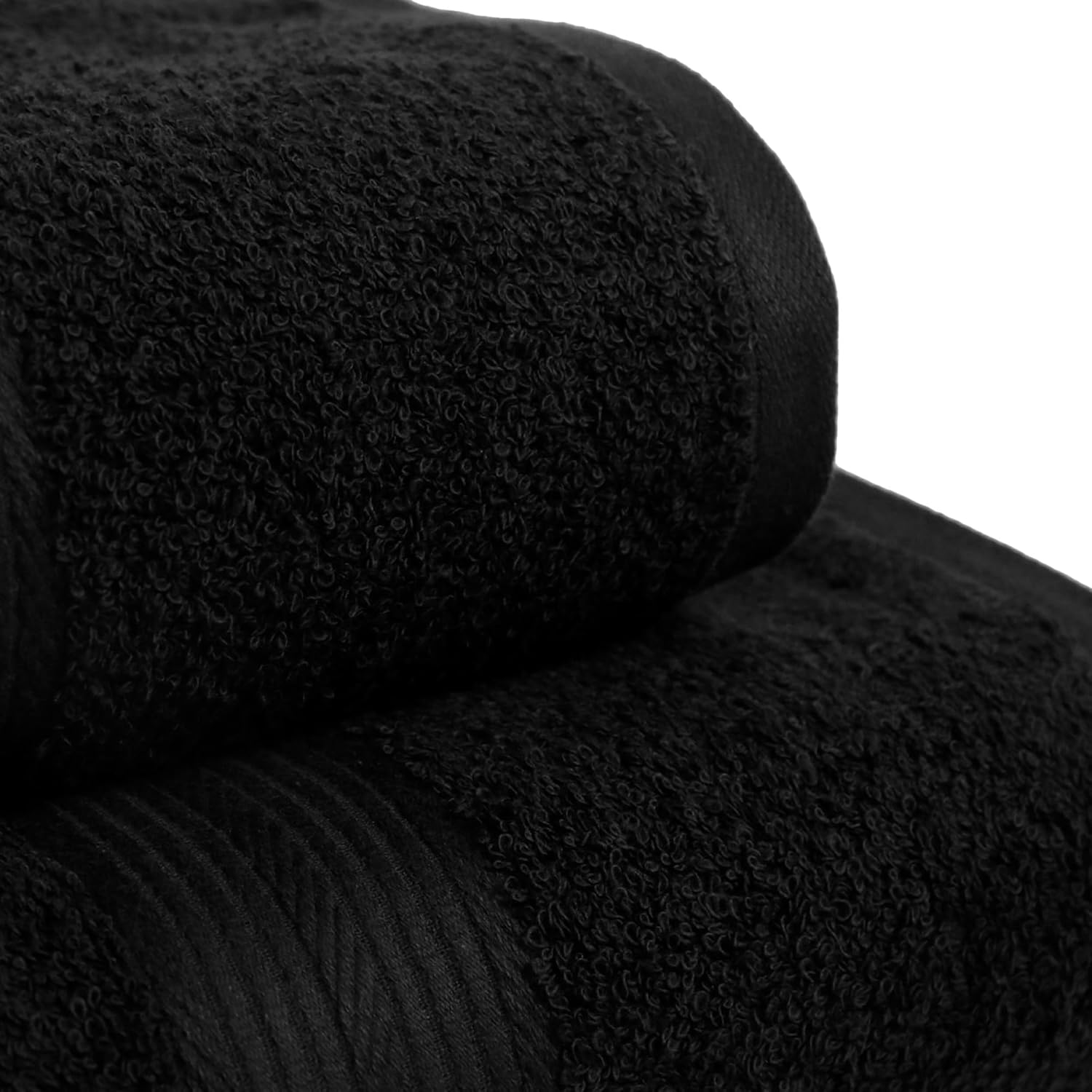 6-Piece Highly Absorbent Fade-Resistant Towel Set, 100% Cotton Towels for Bathroom, Soft, 2 Bath Towels, 2 Hand