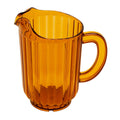 G.E.T. 60 oz Amber Plastic Pitcher with Handle