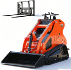 DS360,Mini Skid Steer Loader 23HP Gas Powered Stand On Compact Track Loader