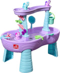 Step2 Rain Showers and Unicorns Water Table for Kids, Toddler Outdoor Sensory Play Table, 13 Accessories, Pink, Ages