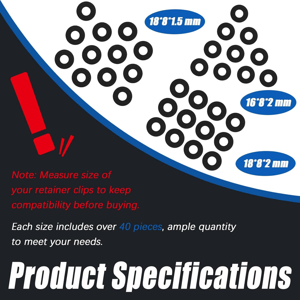 12PCS 3 Size Shockproof Seal Ring Foam Gasket